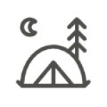 camping ikon