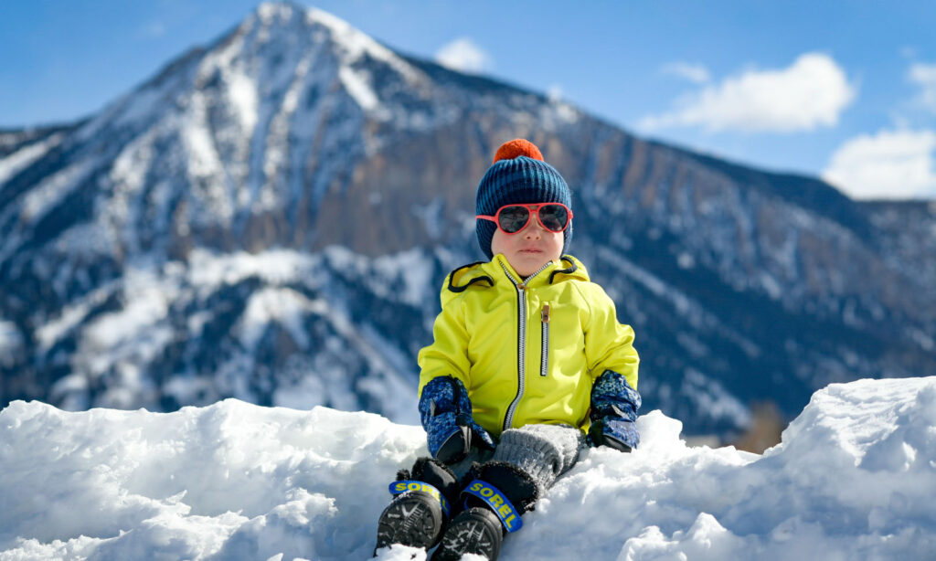underställ barn merinoull vinter skidåkning